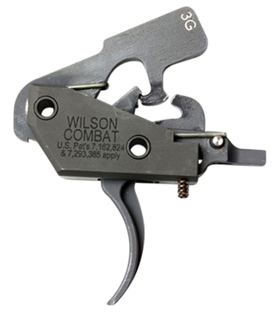 Wilson Combat TRTTU3G Tactical Trigger Unit  3-Gun Drop-in Trigger with 3.50-4 lbs Draw Weight  &  Black Finish for AR-Platform