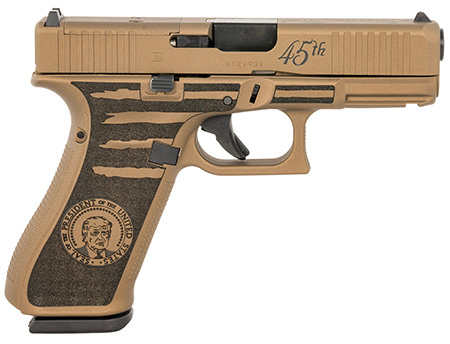 Glock PA455S204MOSPRESBB G45 Gen5 MOS Compact Frame 9mm Luger 17+1 4.02" Black GMB Barrel, MOS Cut/Serrated Steel Slide, Polymer Frame w/Picatinny Rail, Ambidextrous