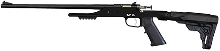 Keystone KSA2180LH Precision 6061 Overlander Pack Rifle 22 LR Single Shot 16.12" Carbon Fiber Threaded Barrel, Black Anodized Picatinny Rail Aluminum Receiver, Aluminum/Carbon Fiber Adjustable Skeleto