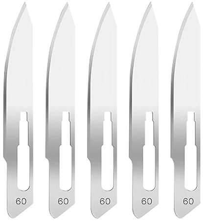Hogue 35886 Expel Replacement Blades High Carbon Steel Blade #60 5 Blades