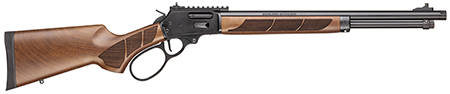 Smith  &  Wesson 13809 1854  44 Rem Mag 9+1 19.25" Black Armornite Threaded Barrel, Black Armornite Picatinny Rail Stainless Steel Receiver, Fixed Walnut w/Textured Grip Panels Stock, Large Loop