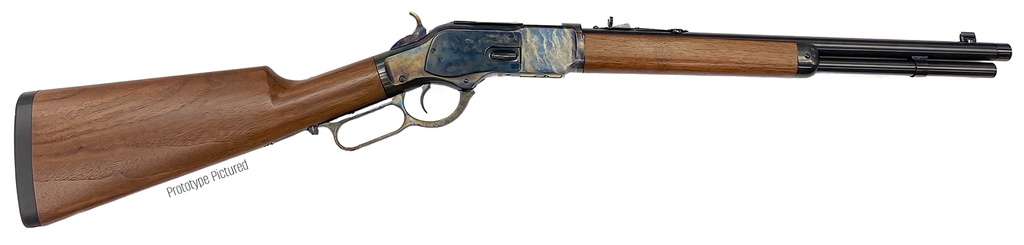 Taylors  &  Company 240002 1873 TC73 9mm Luger 10+1 18" Blued Threaded Barrel, Color Case Hardened Receiver, Walnut Fixed Stock, Right Hand