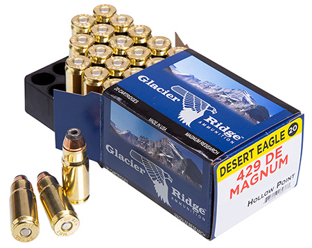 Magnum Research DEP429DE240JHP Desert Eagle  429DE 240gr Jacketed Hollow Point 20 Per Box/25 Case