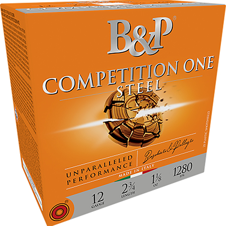 B & p Ammunition 12B18GC7 Competition One  12Gauge 2.75" 1 1/8oz 7.5Shot 25 Per Box/10 Case
