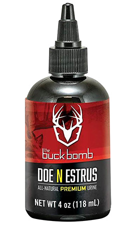 The Buck Bomb 200008 Igniter  Deer Attractant Doe In Estrus Scent 4 oz Squeeze Bottle