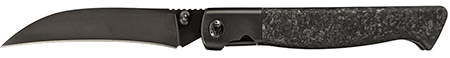 Cold Steel CSFL39SHB Spectre Hawksbill 3.80" Folding Talon Point Plain Black Matte PVD CPM 20V SS Blade, Forged Carbon Fiber Handle