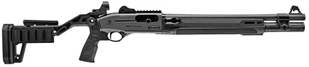 Beretta USA J131M2PC18 1301  12 Gauge Semi-Auto 3" 7+1 18.50" Black Steel Barrel, Black Aluminum Receiver w/Picatinny Rail, Chisel Fixed Black Synthetic Stock, Black Polymer Stock