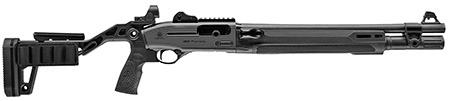 Beretta USA J131M2PFC18 1301 Mod.2 12 Gauge Semi-Auto 3" 7+1 18.50" Black Steel Barrel, Black Aluminum Receiver w/Picatinny Rail, Chisel Folding Black Synthetic Stock, Black Polymer Grip