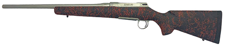 Sauer 80118097 100 Silver XT Sports South Exclusive Full Size 6.5 PRC 4+1 22" Stainless Steel Cerakote Barrel, Stainless Cerakote Drilled  &  Tapped Steel Receiver, Black HS Precision Synthetic Stock