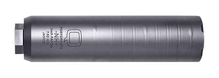 Q LLC SIL-TP-QUICKIE-762 Trash Panda  7.62mm 1.75" Blasted Titanium Quickie Fast Attached