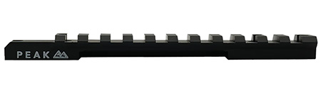 Weatherby J010006 Picatinny Rail  Matte Black Aluminum Weatherby Vanguard Weaver Mount Short Action 20 MOA