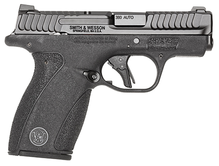 Smith  &  Wesson 13927 Bodyguard 2.0 Micro Frame 380 ACP 12+1 2.75" Black Armornite Stainless Steel Barrel, Black Armornite Serrated Stainless Steel Slide, Black Polymer Frame, Textured Grip