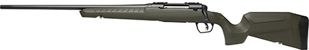 Savage Arms 32072 Axis 2  22-250 Rem 4+1 22" Matte Black Sporter Barrel, Matte Black Drilled  &  Tapped Steel Receiver, Fixed Green Synthetic Stock, Left Hand