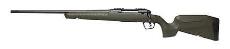 Savage Arms 32080 Axis 2  270 Win 4+1 22" Matte Black Sporter Barrel, Matte Black Drilled  &  Tapped Steel Receiver, Fixed Green Synthetic Stock, Left Hand