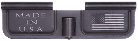 Spikes SED7002 Ejection Port Door USA/Flag AR-15 Black Phosphate Steel