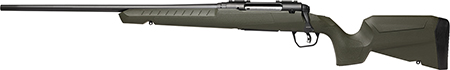 Savage Arms 32131 Axis 2 Compact 308 Win 4+1 20" Matte Black Heavy Sporter Barrel, Matte Black Drilled  &  Tapped Carbon Steel Receiver, Fixed OD Green Synthetic Stock, Left Hand