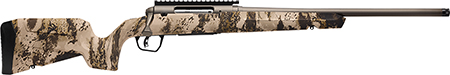 Savage Arms 32340 Axis 2 Pro Compact 7mm-08 Rem 4+1 20" Gun Metal Bronze Cerakote Heavy Sporter Threaded Barrel  &  Picatinny Rail Carbon Steel Receiver, Fixed Western Camo Synthetic Stock, Right Hand