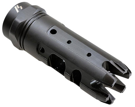 Strike Industries KINGCOMP22 King Comp  Black Steel with 1/2"-28 tpi Threads, 2.62" OAL  &  0.87" Diameter for 223 Rem, 5.56x45mm NATO AR-Platform