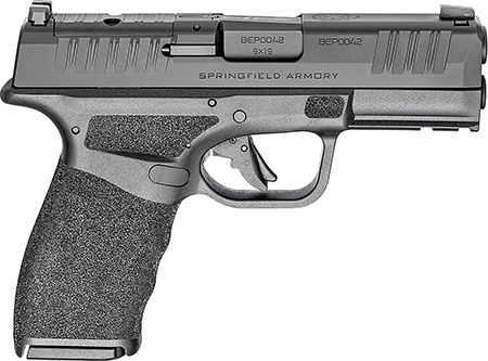 Springfield Armory HCP9379BOSPCAP Hellcat Pro OSP *CA Compliant 9mm Luger Gear up 2024 Includes Viridian RFX-11 Green Dot Optic, 3 10rd Magazines (Total of 5), Dual Range Bag