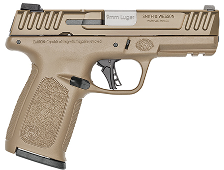 Smith  &  Wesson 14371 SD9 2.0  9mm Luger 16+1 4" FDE Compact Frame Stainless Steel Slide Textured Grip