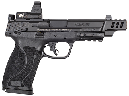 Smith  &  Wesson 14374 M & P M2.0  Full Size Frame 10mm Auto 15+1 5.60" Black Polymer Grip w/Leupold Deltapoint Pro