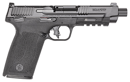 Smith  &  Wesson 14378 M & P 5.7  Full Size Frame 5.7x28mm 22+1 5" Threaded Barrel Black Optic Ready Black Polymer Grip