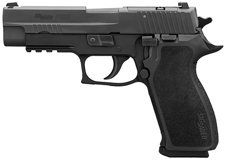 Sig Sauer 220R45BSER2 P220  Full Size Frame 45 ACP 4.40" Nitron Stainless Steel Slide Black Anodized Black E2 Grip