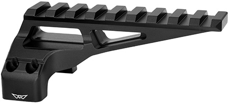 Warne 7861M DiviingBoard Mount  Black Aluminum 35mm Tube Rifle