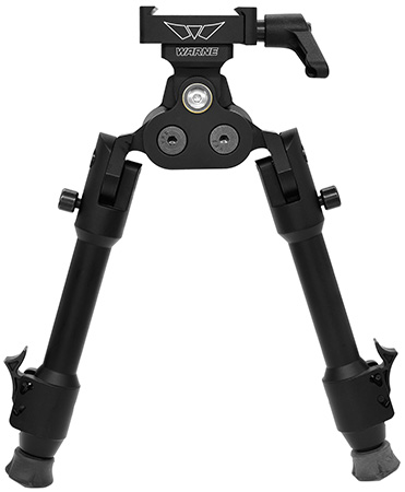 Warne 7924M Skyline Pro Bipod  Black Anodized ARCA Interface Head with Precision Legs