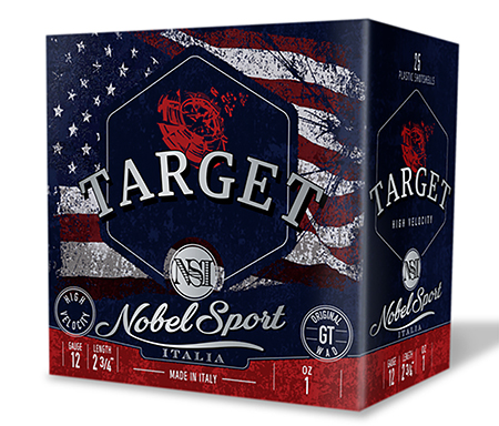 Nobel/eurosports Llc ANS121FSC8 Target  12Gauge 2.75" 1oz 8Shot 25 Per Box/10Case