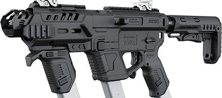 Recover Tactical PIXPMGST01 P-IX+MG  PG9 SR20 Metal Front Guard Black