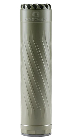 Anechoic X35OD Anechox 35  35Cal/338Lapua Olive Drab Stainless Steel/Titanium 1 3/8"x24 w/ 1/2"x28 DTA