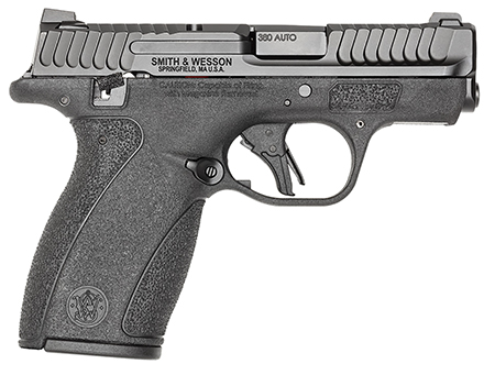 Smith  &  Wesson 14192 Bodyguard 2.0 Micro Frame 380 ACP 10+1 2.75" Black Armornite Stainless Steel Barrel  &  Serrated Slide, Black Armornite Polymer Frame, Textured Grip, Thumb Safety