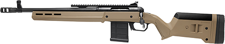 Savage Arms 58195 110 Scout Full Size 5.56 NATO 10+1  16.50" Flat Dark Earth Threaded Barrel, Picatinny Rail Carbon Steel Receiver, Magpul Hunter Synthetic Stock Left Hand