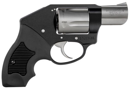 Charter Arms 53911 Off Duty  Compact 38 Special, 5 Shot 2" Matte Stainless Steel Barrel  &  Cylinder, Black Aluminum Frame w/Black Finger Grooved Rubber Grip