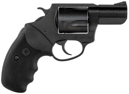 Charter Arms 63520 Mag Pug  Large 357 Mag, 5 Shot 2.20" Black Nitride Steel Barrel, Cylinder  &  Frame w/Black Finger Grooved Rubber Grip