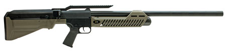 Umarex USA 2252635 Hammer  PCP .50 Cal 2 Shot Black Barrel  &  Receiver, OD Green Fixed Synthetic Stock, AR Magpul Style Grip