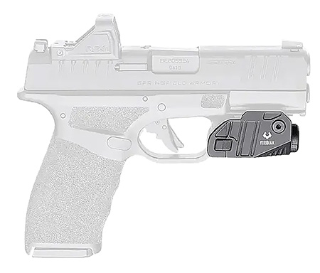 Viridian 9300048 CTL Custom for Springfield Hellcat Pro  Black Anodized 525 Lumens White LED