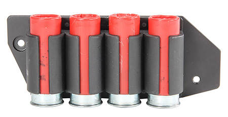 TacStar 1081167 SideSaddle  Mossberg 500/590 12 Gauge 4rd Black Polymer w/Aluminum Mounting Plate