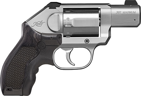 Kimber Mfg.,inc 3400003CA K6S Stainless LG CA 357 Mag 6rd 2" Brushed Stainless Serrated Backstrap Crimson Trace Master Series Lasergrips Grip