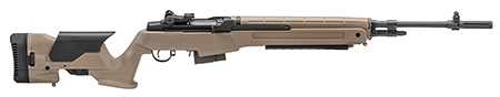 Springfield Armory MP9220 M1A Loaded Precision 308 Win 10+1 22" National Match Carbon Steel Barrel Black Parkerized Rec Flat Dark Earth Archangel Precision with Adjustable LOP  &  Comb Stock Right Hand