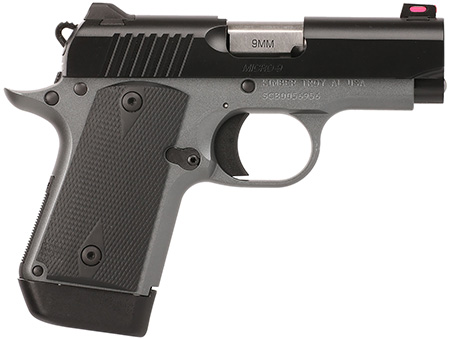 Kimber Mfg.,inc 3300242 Micro 9 Shadow Ghost 9mm 7+1 3.15" Stainless Black F/S Rubber Grip