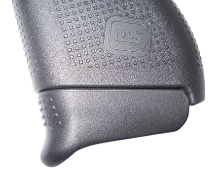 Pearce Grip PG43+1 Magazine Extension  made of Polymer with Black Finish  &  3/4" Gripping Surface for Glock 43 (Adds 1rd)
