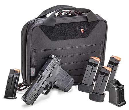 Smith  &  Wesson 14346 Equalizer Range Kit Micro-Compact Frame 9mm Luger 15+1 3.675" Black Armornite Black Armornite Optic Cut/Serrated Stainless Steel Slide Black Black Textured Grip Ambidextrous