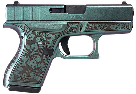 Glock UI4250204HIBMAKO G42 Gen3 Sub-Compact Frame 380 ACP 6+1 3.25" Black Steel Barrel Serrated Steel Slide Polymer Frame Right Hand
