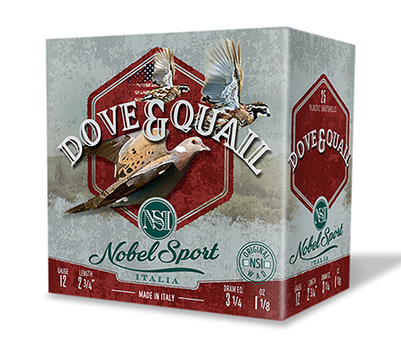 Nobel/Eurosports LLC ANSF126 Dove  &  Quail  12Gauge 2.75" 1 1/8oz 6Shot 250rds/Box