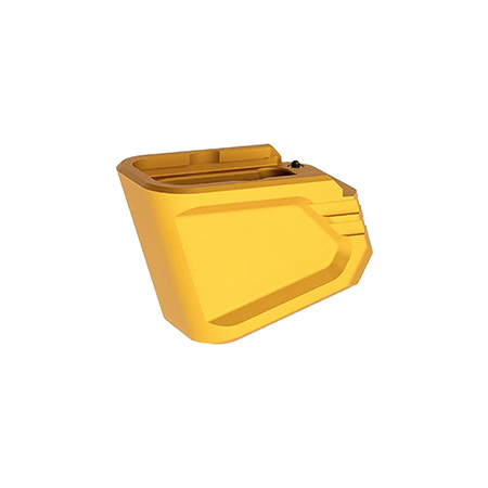 Tyrant CNC TDG17MAGEXGLD  Magazine Extension Fits Glock 17/22/34/35/19X Gold Aerospace Grade Aluminum