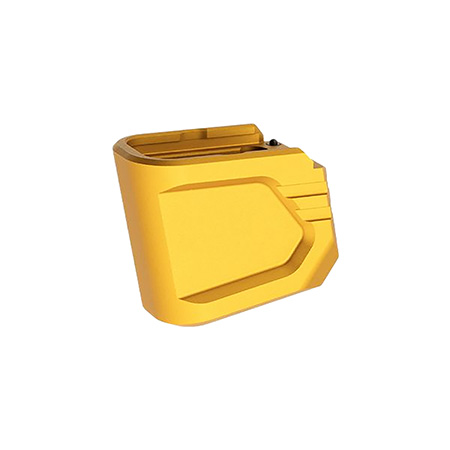 Tyrant CNC TDG48MAGEXGOLD  Magazine Extension Fits Glock 43x/48 Gold Aerospace Grade Aluminum