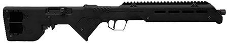 Desert Tech TRKRF2218BLK TREK-22 Black Compact 22 LR 10+1 18" Free Floating Steel Barrel, Picatinny Rail Receiver, M-LOK Handguards, Fixed Polymer Stock, Suppressor Ready