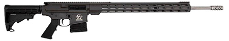 Great Lakes Firearms GL10243SSTNG GLFA  243 Win 5+1 24" Stainless Threaded Barrel, Tungsten Cerakote Picatinny Rail Aluminum Receiver, Adjustable Black Synthetic Stock, Mil-spec Polymer Grip